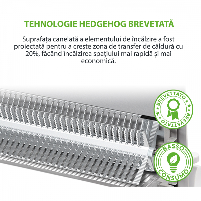 Convector electric rapid de 1500 w cu inverter și Wi-Fi [7]