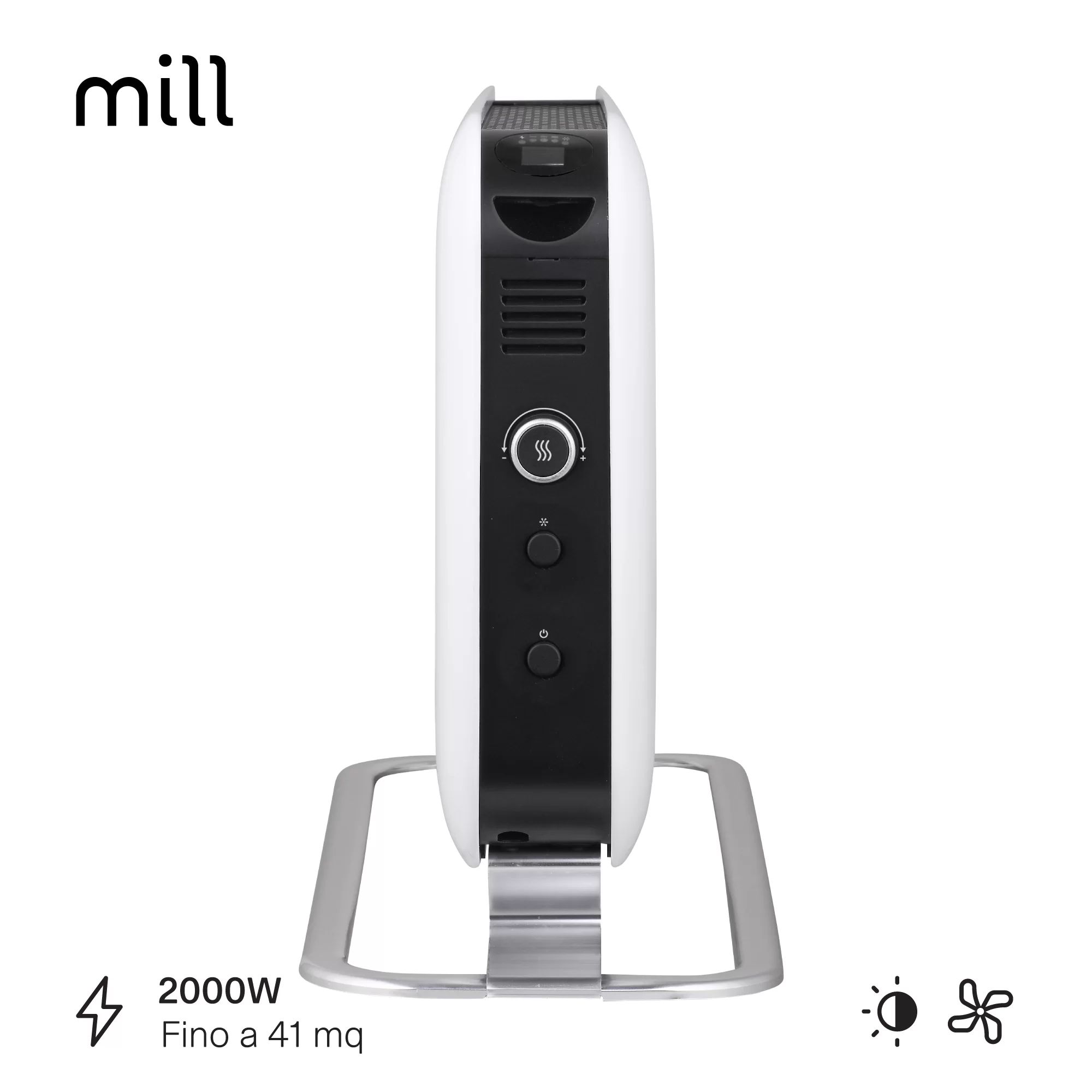 Termoconvector portabil cu convecție instantanee Mill 2000W LED [3]