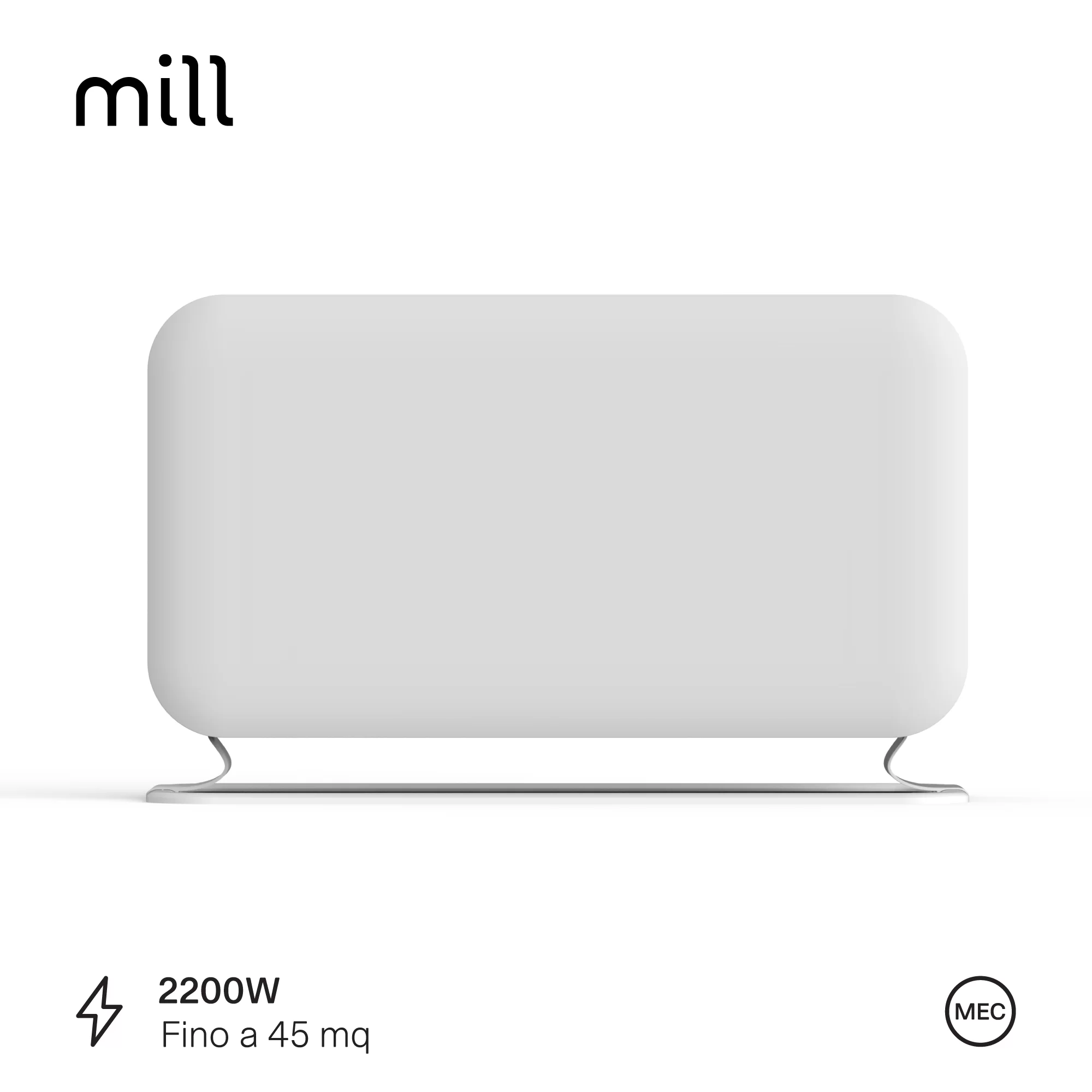 Termoconvector portabil cu convecție instantanee Mill 2200W MEC [3]