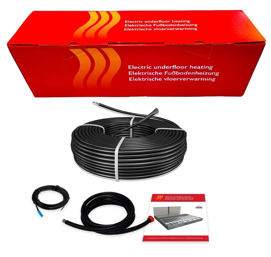Incalzire in pardoseala in sapa - Cablu incalzire in pardoseala 2000 W - 100 m