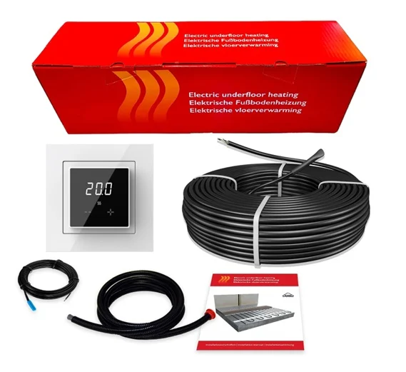 Incalzire in pardoseala in sapa - Kit 4m² incalzire in pardoseala in sapa 500 W - 25 m, cu termostat ET44 WIFI