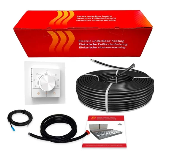 Incalzire in pardoseala in sapa - Kit 4m² incalzire in pardoseala in sapa 500 W - 25 m, cu termostat S-Control