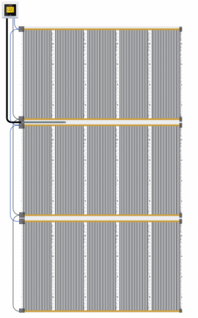 Kit Film incalzire in pardoseala electric sub parchet, 140W/m², 1m latime, cu termostat C16 WIFI [4]
