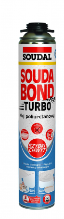Adezivi Termoizolatii - Adeziv Poliuretanic pentru Aplicare cu Pistol SoudaBond Turbo, 750 mL