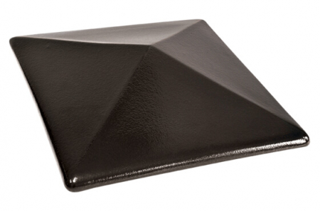 Garduri - Capac Ceramic 17 Onix Black, pentru Stalp de Gard