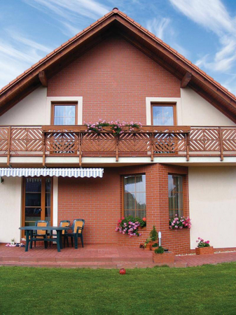 Placaj Ceramic Klinker 01 Ruby Red / Natural 250 x 65 x 10mm [3]