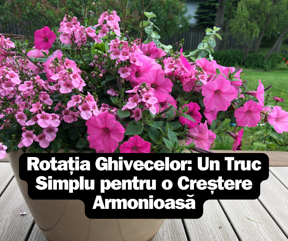 Rotația Ghivecelor: Un Truc Simplu pentru o Creștere Armonioasă