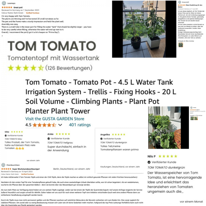 Ghiveci Roșii/Tomate - auto-udare - TOM TOMATO [3]