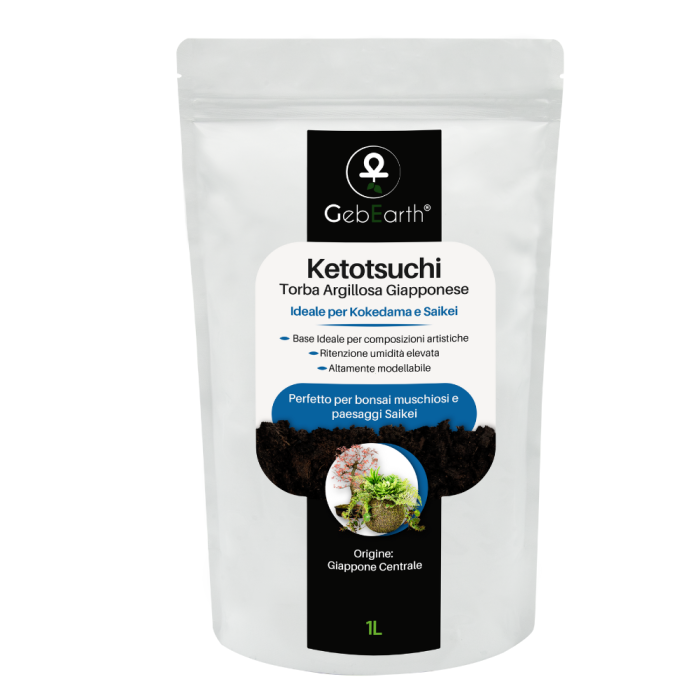 Ketotsuchi 1L – Substrat turba fina japonez pentru bonsai, răsaduri și fixing mușchi [1]