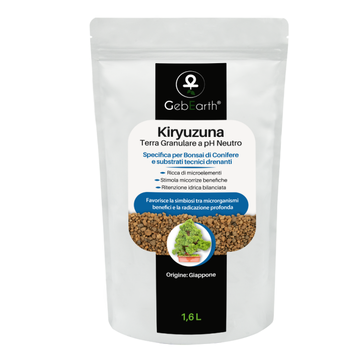 Kiryuzuna 1,6L – Substrat mineral japonez pentru bonsai conifere, drenaj și aerare – pH ușor acid [1]