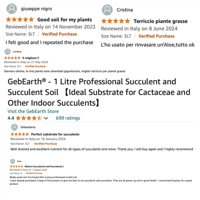 Pământ Cactuși si Suculente Profesional Substrat Ideal pentru Cactaceae și Alte Suculente de Interior [6]