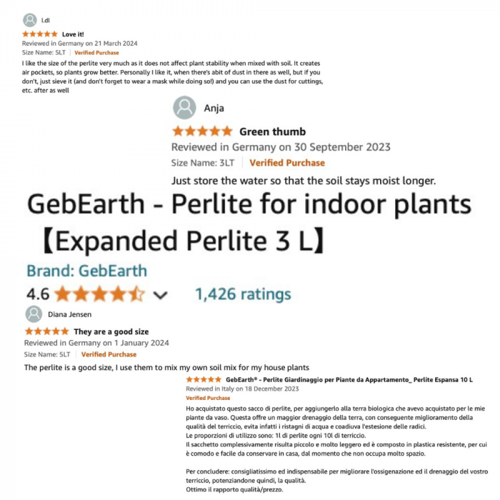 Perlit pentru plante de Interior si exterior [5]