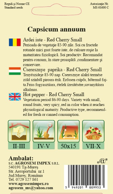 Red Cherry Small - Ardei Iute - Semințe [2]