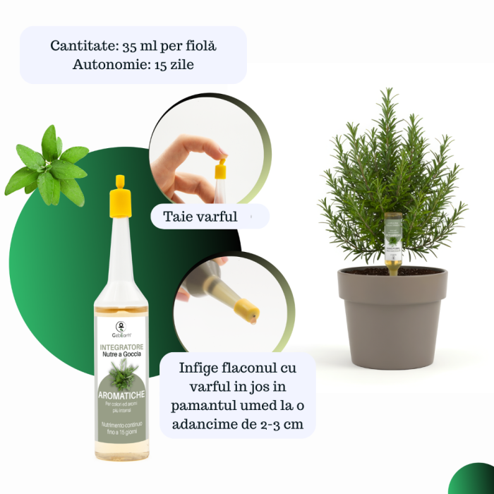Supliment nutritiv prin picurare pentru plante aromatice - Elixir [4]