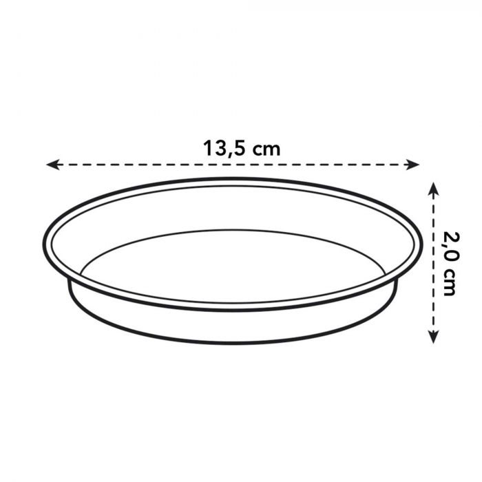 Tavita Ghiveci 10cm Transparent Green Basic [3]