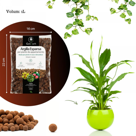 Argila Expandata Sferica 8/16mm Volum 1L [3]