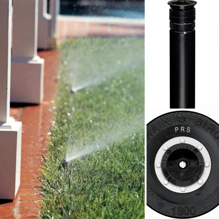 Aspersor RainBird 1804 asamblat prin branșament pentru țeavă PEHD 32mm [4]