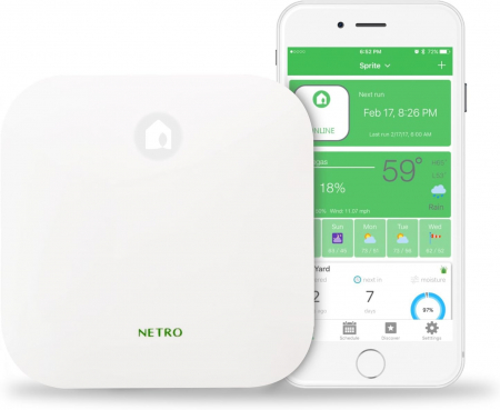 Programatoare - Controller Inteligent pentru Irigații Sprite, WiFi, Sensibil la Condițiile Meteo, Acces de la Distanță, Compatibil cu Alexa