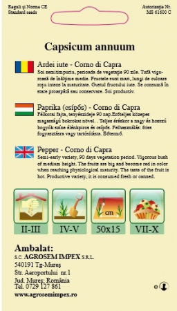 Corno di Capra - Ardei Iute - Semințe [1]