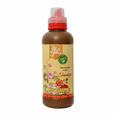 Plante Ornamentale - Ingrasamant organic lichid pentru trandafiri, 1 litru