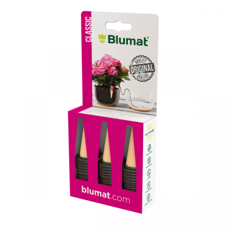 Irigare ghivece - Irigator Blumat Classic 3 buc pentru plante in ghiveci, debit 75ml pana la 125 ml/24 h