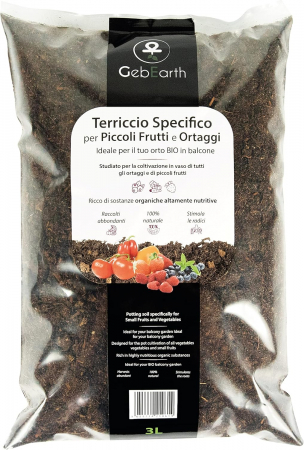 Pamant/Substrat - Pământ pentru Fructe Mici și Legume 5L