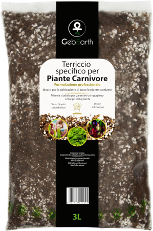 Pamant/Substrat - Pamant Plante Carnivore 3L - Formula profesionale pentru toate plantele carnivore