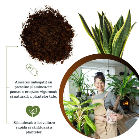 Pământ Universal Proteic  – Nutrire Graduală până la 24 luni, pentru Plante în Ghiveci [1]