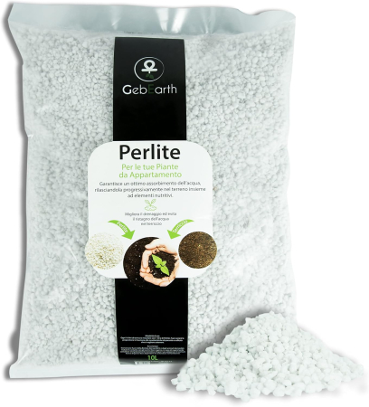 Pamant flori, ingrasaminte si pesticide - Perlit 10L pentru plante de Interior si exterior