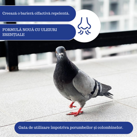 Repelent pentru porumbei 1 L  Dezobișnuitor pentru porumbei, barieră vegetală olfactivă anti-porumbei și pescăruși pentru balcon, terasă și grădină [2]