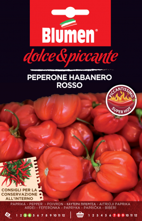 Seminte Ardei Iute Habanero rosso Dolce e Piccante