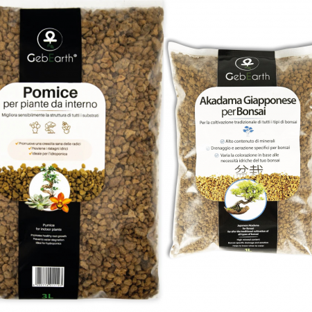*Gebearth - Set Bonsai plus - 3L piatra Punct si 1L Akadama