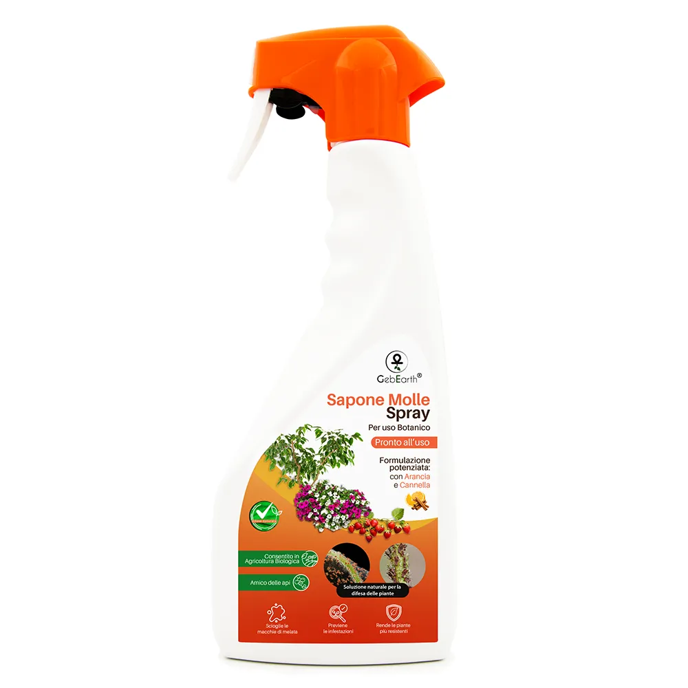 Plante Ornamentale - Săpun potasic spray - cu extract de portocale si scorțișoară - 500 ml
