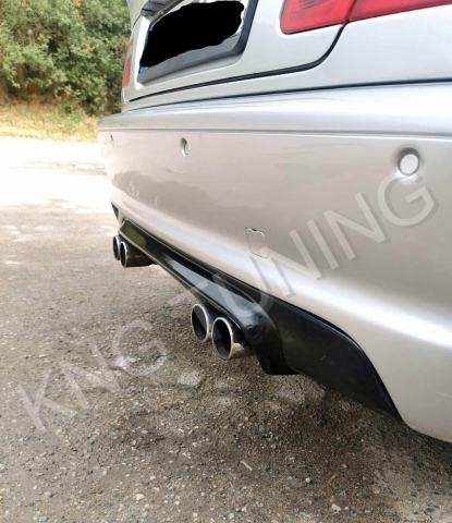 Difuzor Prelungire Bara Spate BMW Seria 3 E46 Evacuare Dubla [1]