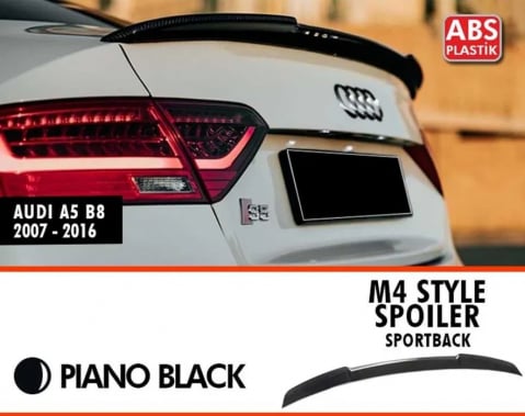 A5 - Eleron Portbagaj Audi A5 B8 Tip M4 Negru Lucios