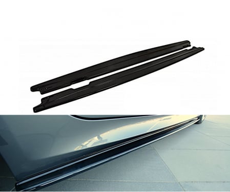 E60 - Extensii Praguri BMW Seria 5 E60 Negru Lucios