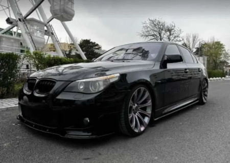 E60 - Extensii Praguri BMW Seria 5 E60 Negru Lucios