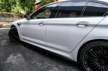 G30 - Extensii Praguri BMW Seria 5 G30 Negru Lucios