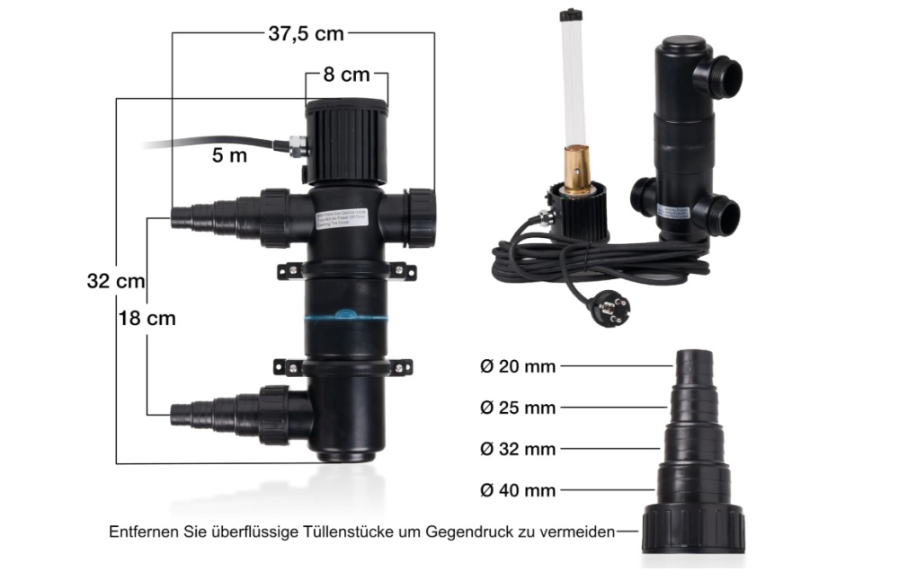Clarificator (sterilizator) 11W - Wagner Green [4]