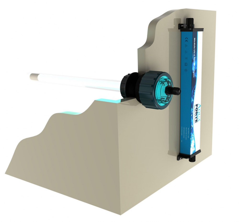 Clarificator (sterilizator) AquaForte Tank UV-C 80 watt Amalgam (prindere pe bazin) [1]