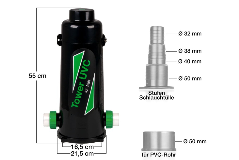 Clarificator (sterilizator) UV tip Tower UV-C 42 Watt [4]