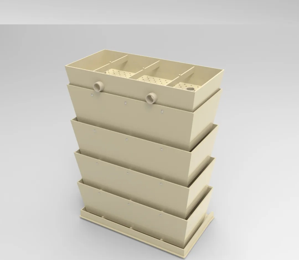 Filtru bakki shower (trickle) - TRICKEL TOWER TF100 (drip tray) [2]