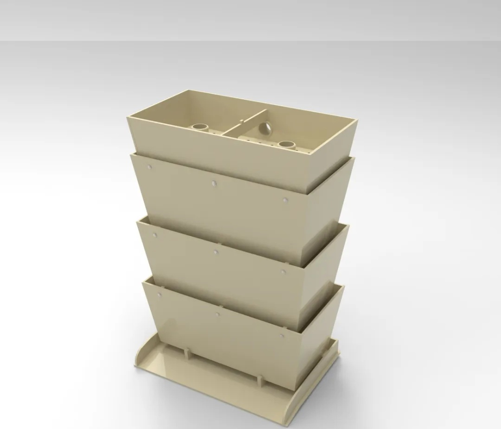 Filtru bakki shower (trickle) - TRICKEL TOWER TF60 (drip tray) [4]