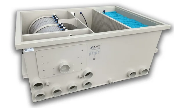 Filtru cu tambur MPF Biodrum 120 cu camera saltele pentru Iazuri Koi [2]