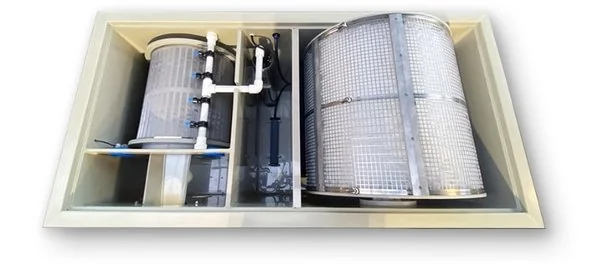 Filtru cu tambur si bio-rotator MPF Biodrum Rotator 50 pentru Iazuri Koi [2]