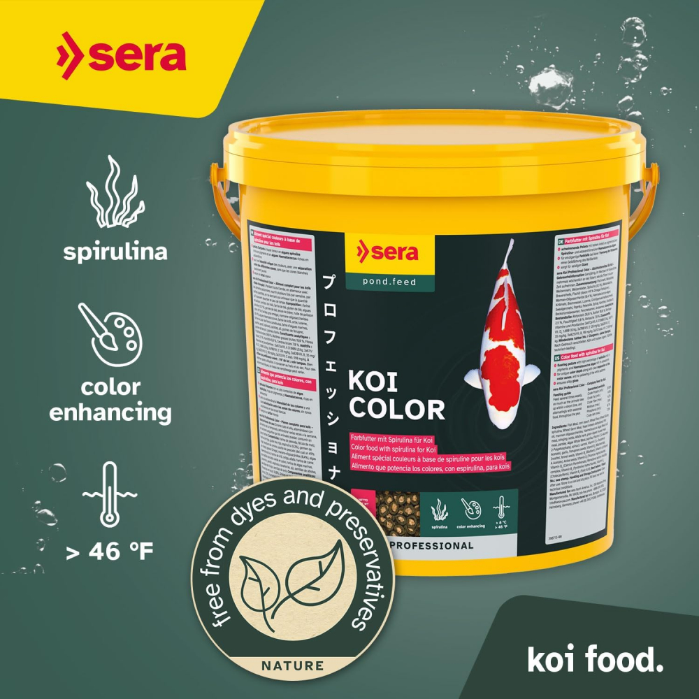 Mancare pesti Premium Sera Koi Spirulina Color [3]