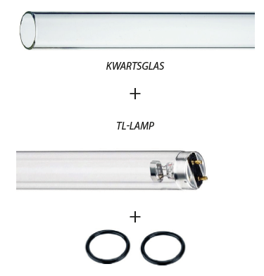 Set de schimb Quartz + Neon 55w + garnituri [3]