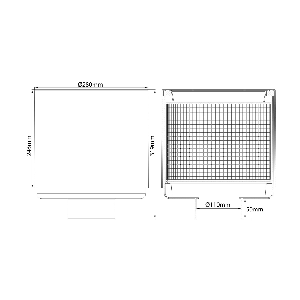 Skimmer pentru iaz - plutitor - 280 mm [5]