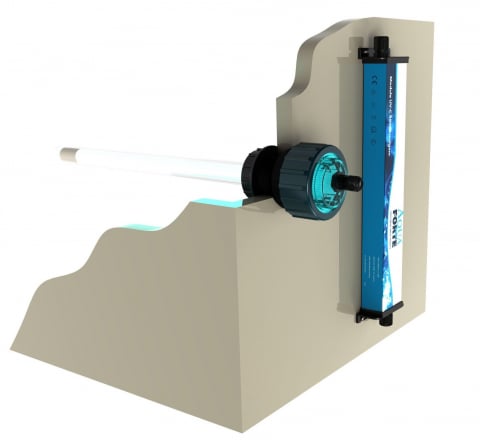 Sterilizatoare UV - Clarificator (sterilizator) AquaForte Tank UV-C 40 watt Amalgam (prindere pe bazin)