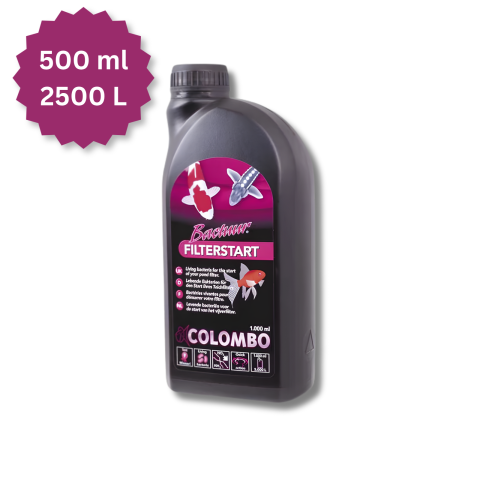 Tratamente, Bacterii si Testare Apa - COLOMBO Bacture Filter Start 500 ml - Activator biologic pentru filtre de iaz